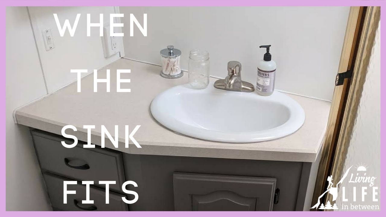 How To Install A Porcelain Sink In An Rv Bathroom S1e9