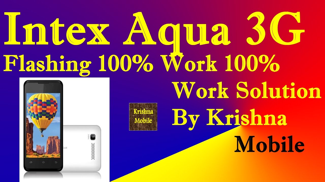 How to Intex Aqua 3G Flash