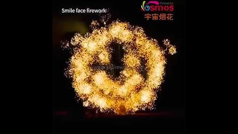 smile face fireworks