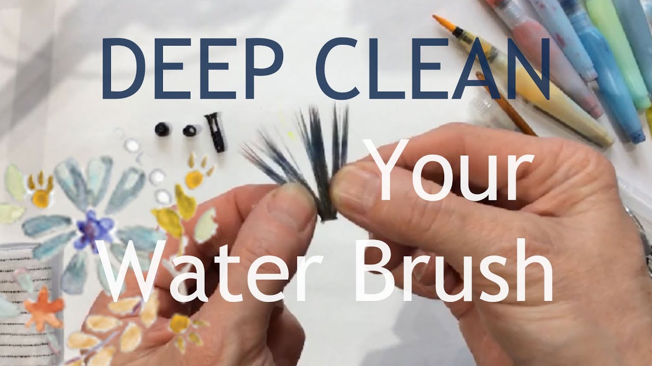 How to Clean Your Watercolor Brushes — Dots & Dust