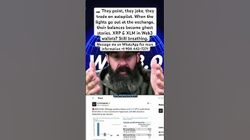 Do not hold your crypto on exchanges or cold wallet make sure you are holding them on Web3 #xrpnews