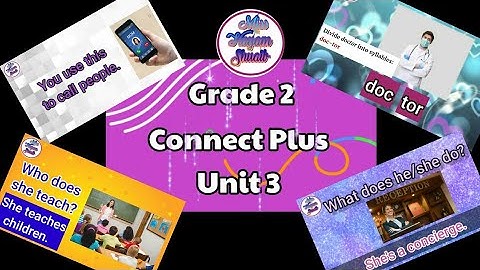 Connect Plus Primary 2 Unit 3 كونكت بلس سنه تانيه الوحده الثالثه