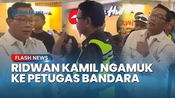 Viral Ridwan Kamil Ngamuk ke Petugas Bandara Ngurah Rai! Gegara Pesawat Delay 12 Jam Bikin Emosi