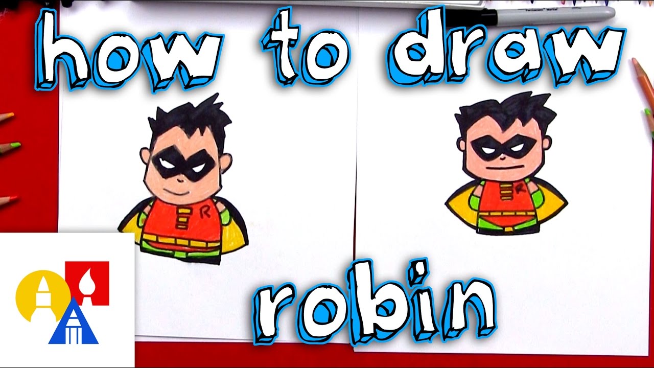 How To Draw Cartoon Robin - YouTube