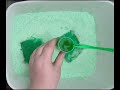 Relaxing Sponge Squeeze....Green Foam Compilation 💚🫧