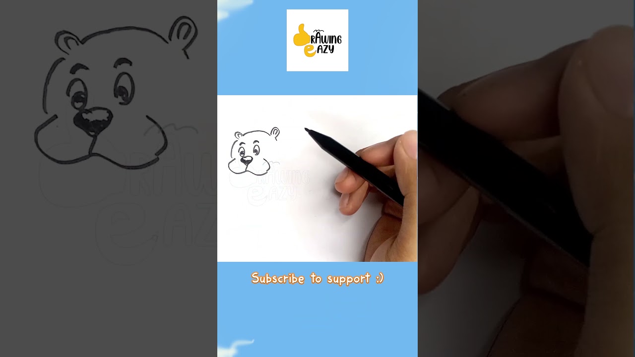 How to Draw a Beaver | Easy Drawing Tutorial for Kids | Drawing Eazy