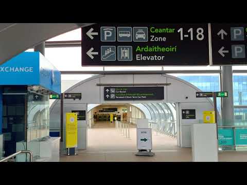 Dublin Airport [4k Walking Tour] Dublin International Airport Terminal 1