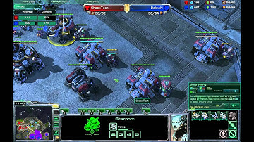 SC2 Replay 12 -- ChaoxTech [T] v. Dakkon [Z] on Metalopolis (Clive & Friends CO-COMMENTARY!)