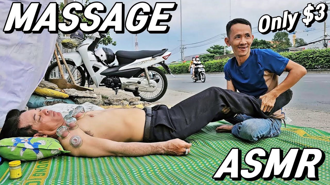 $3 HARDCORE Asian Steet Massage ASMR - 70min