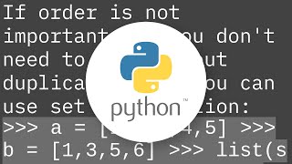 How to find list intersection?