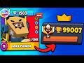 I Pushed FINX To Get 99 000 Trophies In Brawl Stars 