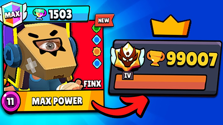 I pushed FINX to get 99,000 Trophies in Brawl Stars!