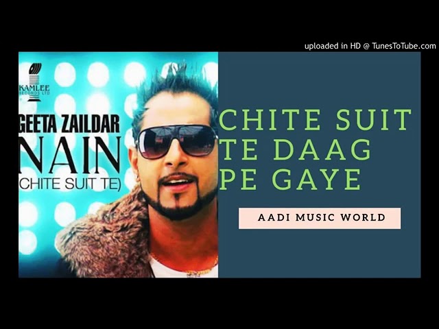 CHITE SUIT TE DAAG PE GAYE  Best Punjabi Song Aadi Music World class=