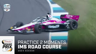 Top moments from Practice 2 // 2024 Sonsio Grand Prix at Indianapolis Motor Speedway | INDYCAR
