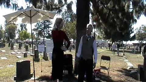 2012 HSLB Cemetery Tour:  Tod & Edna Faulkner in "...