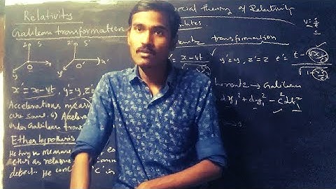 Special theory of relativity - ug trb physics - lorentz transformation