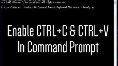 How to Copy and Paste in Command Prompt on Windows 10