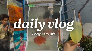 #vlog: Exhibition at an Africa Day celebration and Sip & Paint with my bestie!