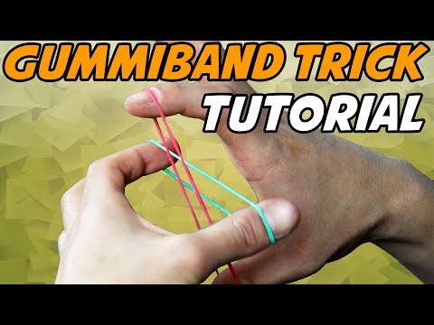 GUMMIBAND TRICK LERNEN! - Crazy Man&rsquo;s Handcuffs (Tutorial/Erklärung)