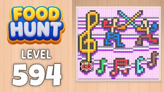 Food Hunt level 594 walkthrough solution 