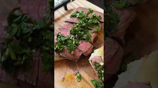 Weekend Grilled Steak with Fresh Chimichurri | Monument Grills #shorts