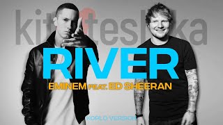 Eminem - River ft. Ed Sheeran | lyric video | koplo version