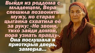 видео: Выйдя из роддома с младенцем, Вера спешила позвонить мужу, но старая цыганка схватила её за руку... картинка: Выйдя из роддома с младенцем, Вера спешила позвонить мужу, но старая цыганка схватила её за руку...
