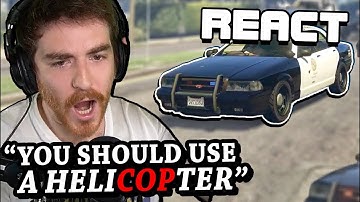 React: GTA 5, but if I say "cop" then the cops try to kill me