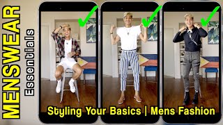 Menswear Essentials | STYLING YOUR BASICS | Clothing Haul & Unboxing