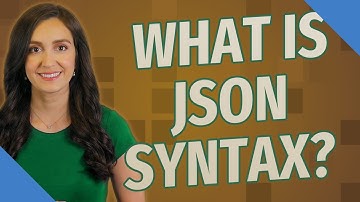 What is JSON syntax?