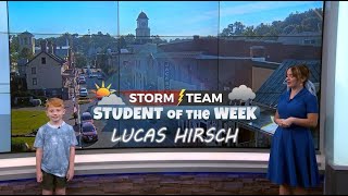 Lucas Hirsch is this weeks Storm Team Student