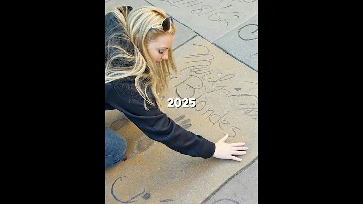 Marilyn Monroe Handprints Then & Now (1953 & 2025)