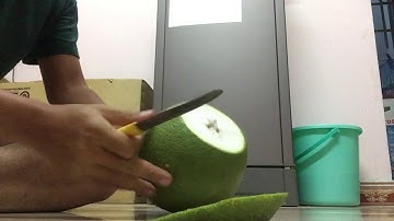 Cách lột trái bưởi nhanh trong vòng 1 nốt nhạc 😂😂😍😍