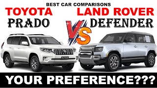ALL NEW Toyota Landcruiser PRADO Vs ALL NEW Land Rover DEFENDER | Which one do you prefer ?