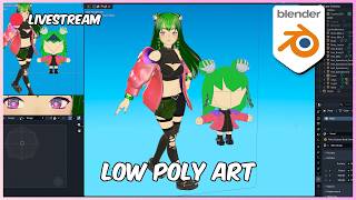 🔴Blender Artist / Making Low Poly Art
