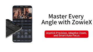 All-in-One PTZ Control with ZowieX App