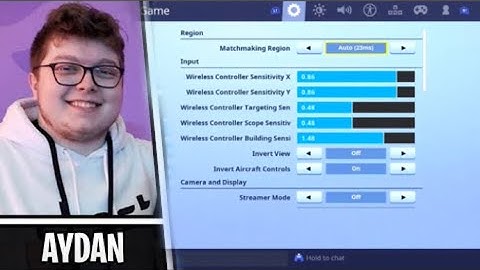 Best Fortnite Controller Settings 2019 GHOST AYDAN SENSITIVITY SEASON 7 XBOX/PS4