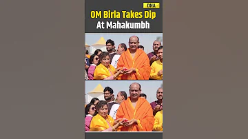 Maha Kumbh 2025 Lok Sabha Speaker Om Birla Offers Prayers Takes Holy Dip Ferry Ride In Sangam 