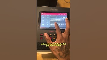How to Delete Data in Folders on MPC