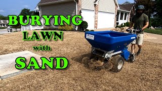 TopDressing my DEAD LAWN with SAND by The Lawn Guardian 3,827 views 10 months ago 5 minutes, 47 seconds