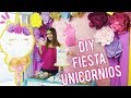 ¡FIESTA DE UNICORNIO! GLOBO + FLORES GIGANTES + DECORACIÓN - SUSIDEAS 💡