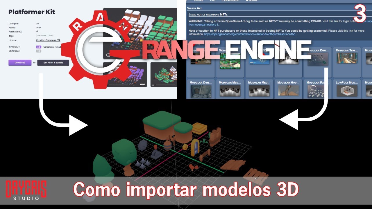 como importar modelos 3D - YouTube