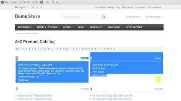 A-Z Product Catalog - CS-Cart Add-on by HungryWeb.net
