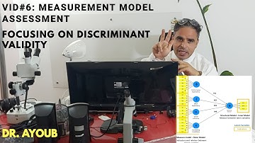Measurement model Discriminant Validity #smartpls, #discriminantvalidity, #measurementmodelPLS
