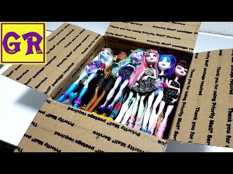 Куклы МОНСТЕР ХАЙ - посылка из Америки с куклами Monster high ТОРА В ПРОЛЁТЕ ее в коробке нет