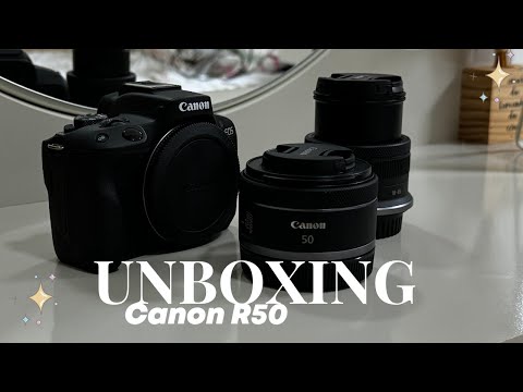 UNBOXING CANON EOS R50 (ASMR) | TESTE DA CÂMERA COM A LENTE DO KIT