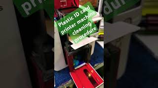 Plastic ID card printer machine cleaning procedure #idcard #evolis #head #cleaning #01617589582