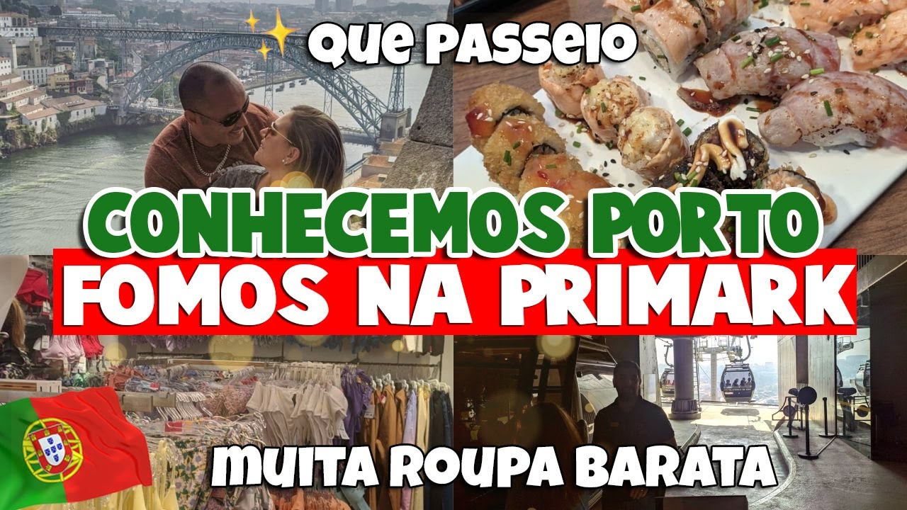 MUITOS SALDOS NA PRIMARK E LEFTIES É MUITO BARATO | CONHECEMOS PORTO A PONTE DOM LUÍS