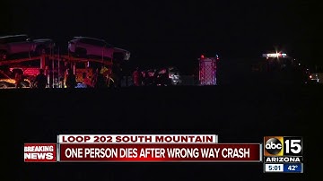 DPS: One dead following wrong-way crash on SR-202 near Elliot