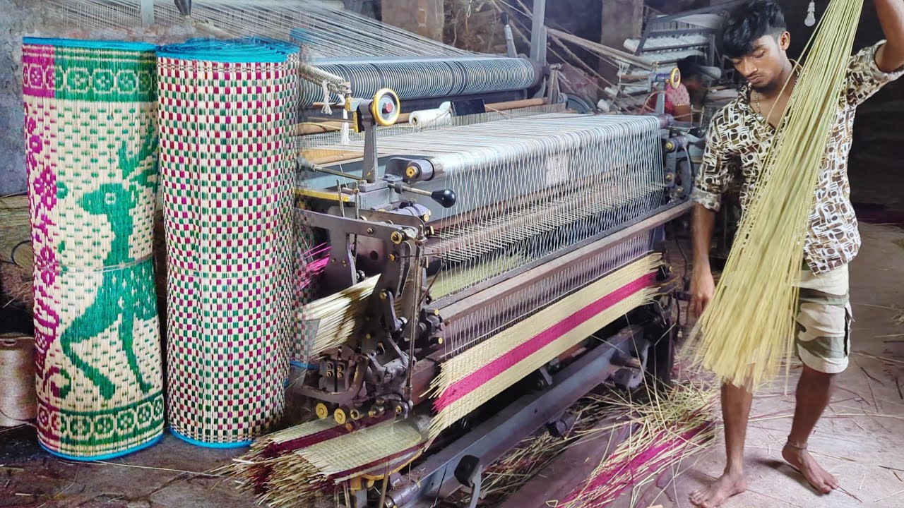 Korai Sleeping Mat Making Process | How Natural Korai Grass Mat Manufacturing in Village